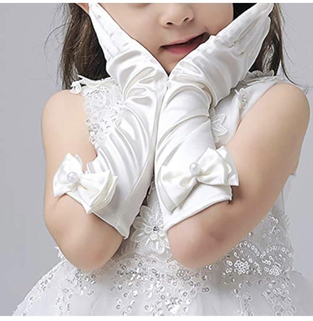 NicoLuLuna Princess Accessories 3-Piece Set for Kids, Choker, Headband, and Gloves, Perfect for Princess Cosplay
