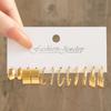 36 Pcs Fashion Simple Earring Set for Women Vintage Gold Color Pearl Circular Hoop Earring Trendy Daily Life Jewelry Gifts 2026
