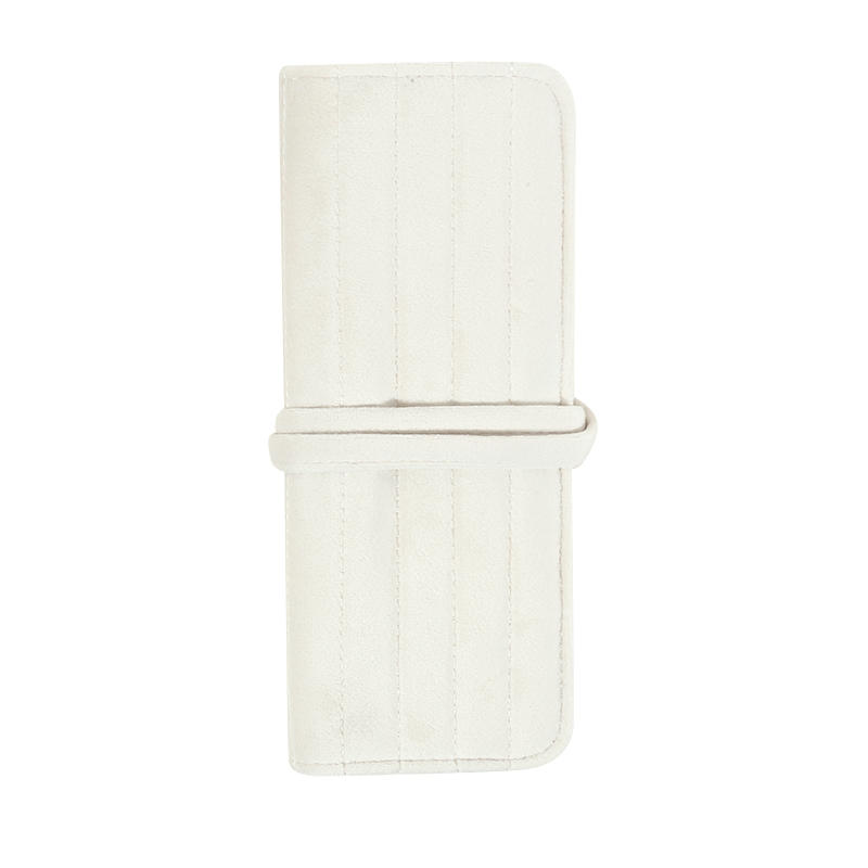 1 шт. Сумка-сверток для украшений Дорожная сумка-сверток для украшений Свадебная шкатулка для украшений Сумка для украшений Подарок подружке невесты Однотонная сумка-сверток для украшений Идеальный подарок для девушки One Size бежевый