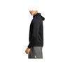 Adidas Logo Print Zip-Up Hoodie Men Hoodies Black IJ9618