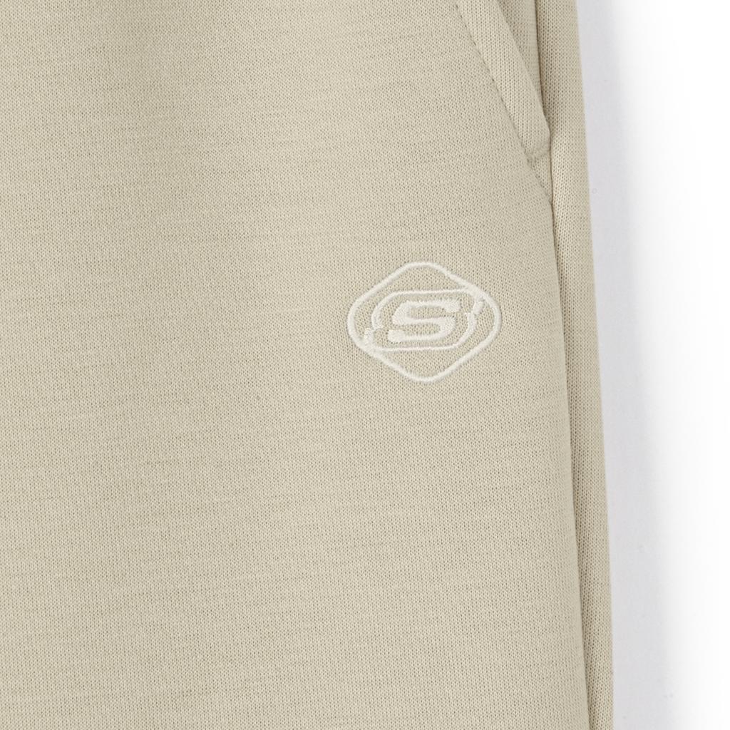 Skechers Casual Solid Color Simple Sports Pants Women Bottoms Beige L324W095-0046