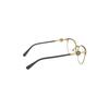 Versace Brand Logo Metal Round Optical Frame Unisex Couple Style 2367331 VE12711433-black gold 54