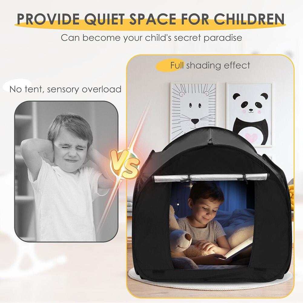 Folding Sensory Tent For Kids Multi-Purpose Kids Playhouses Toy For Home/Travel
