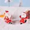 1Pc Christmas Santa Snowman Train Mini Figurine DIY Fairy Landscape Decoration