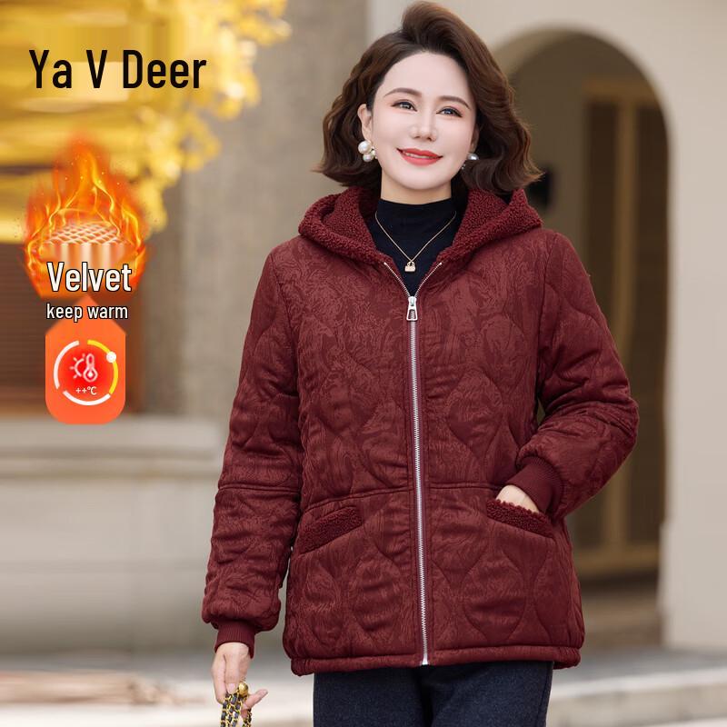 

Yalu Women s Mid-Aged Warm Winter Padded Coat XL