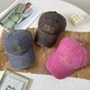 Retro Washed Hat Ins Printed Letters Baseball Cap Fashionable Versatile Spring and Summer Sunshade New Cap