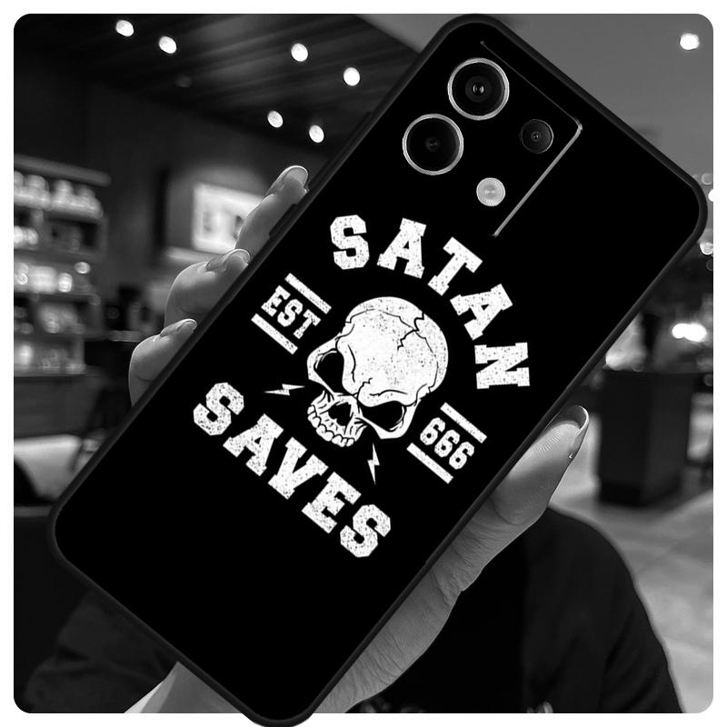 Pentagram 666 Demonic Satanic Case For Xiaomi Redmi Note 12 9 10 11 13 14 Pro 11S 12S Cover For Redmi 13C 12C 10C 14C 15 C