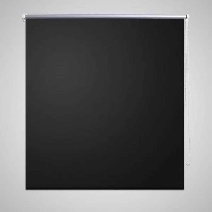 VidaXL Store Enrouleur Occultant 160x175 cm Noir Fenêtre Chambre à Coucher 240143