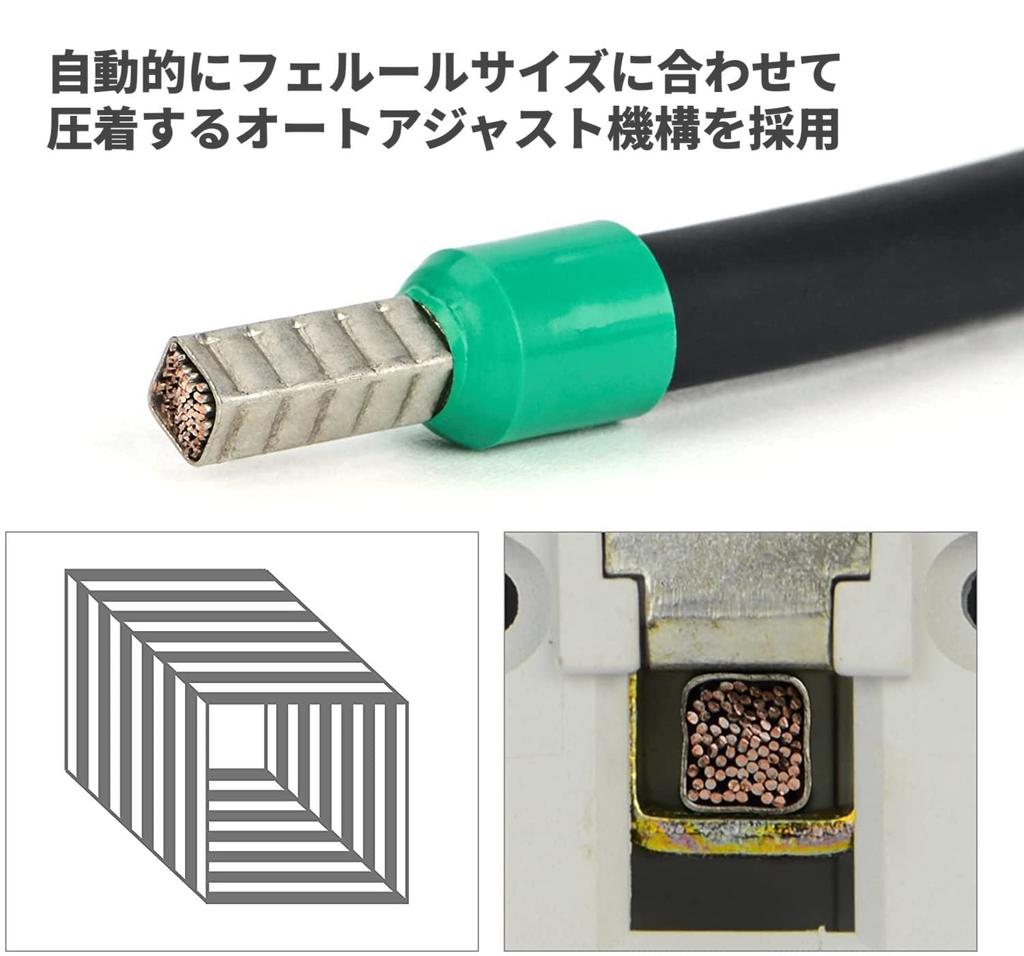 IWISS Ferrule Crimping Pliers for Wire End Sleeves and Rod SN-TG16 Terminals, 0.25-16.0mm²