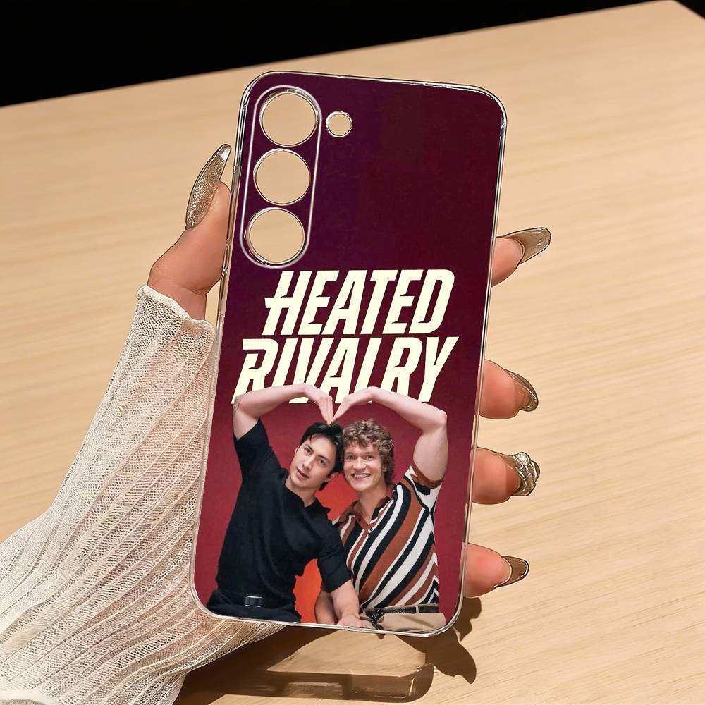 

H-Heated Rivalry Phone Case For Samsung S25,S24,S21,S22,S23,S30,Ultra,S20,Plus,Fe,Lite Transparent Cover Samsung S235G