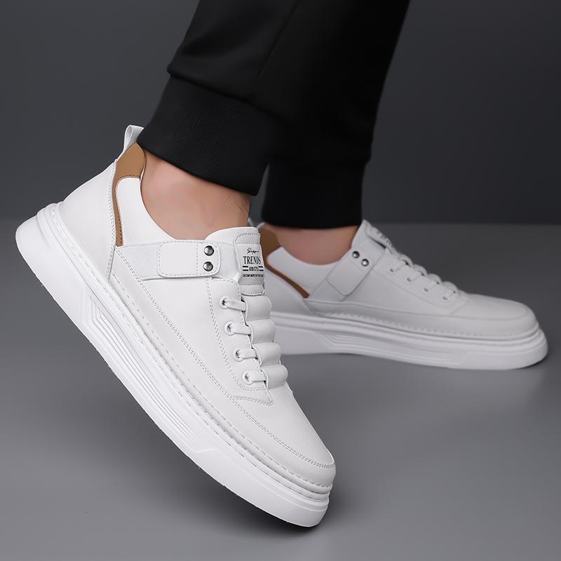 Fashion Italian Style Men Sneakers Breathable Men's Outdoor Fashion Shoes High-quality Men's Leather Casual Shoes Versatile Oxford Shoes