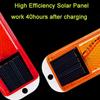 2pcs Auto LED Car Warning Lights With Solar Power Auto Flashes At Night For Auto Road Fences Construction Safety Car Accessories