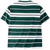 Anta Striped Series Pullover Round Neck Loose Striped Sports Short Sleeve T-Shirt Unisex Tops Dark-Green 952428109-1