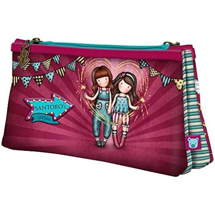 Trousse double Gorjuss Fairground - SANTORO - Fireworks - Multicolore - Mixte