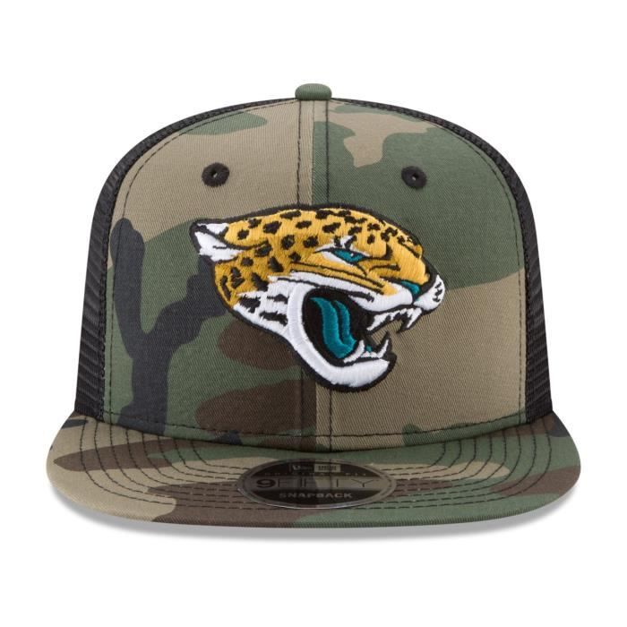 Casquette 9FIFTY - New Era - Jacksonville Jaguars - Trucker Mesh - Taille unique - Vert