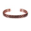 Vinterly Magnetic Pure Copper Bracelets Adjustable Cuff Energy Magnet Bangles Benefits Wristband Stripe Health Jewelry Men Women