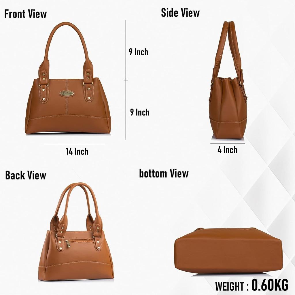 Catlin handväska i konstläder för kvinnor (Stor)