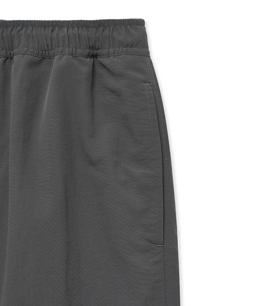 YALE Nylon Half Beach Shorts Charcoal