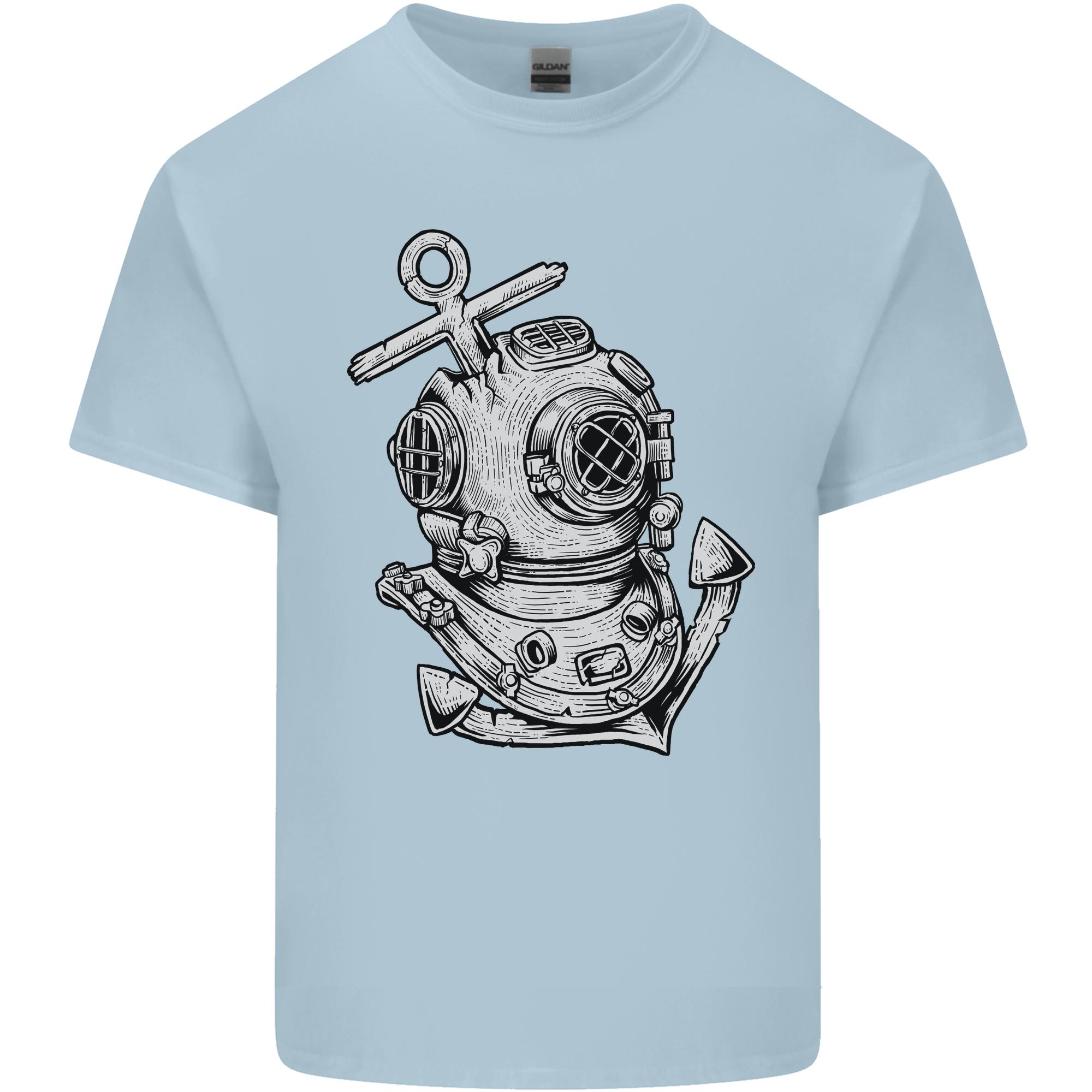 Scuba Diving Anchor Diver Sailing Sailor Unisexs Light Cotton TShirt S