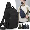Men's Stylish Sling Chest Bag – Compact Waist Pouch with Multi-Compartments for Phone Wallet & Keys