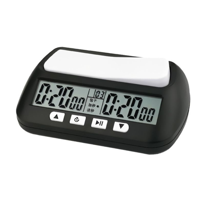 

Профессиональные шахматные часы Цифровые часы Count Up Down Timer Настольная игра Секундомер Drop Shipping