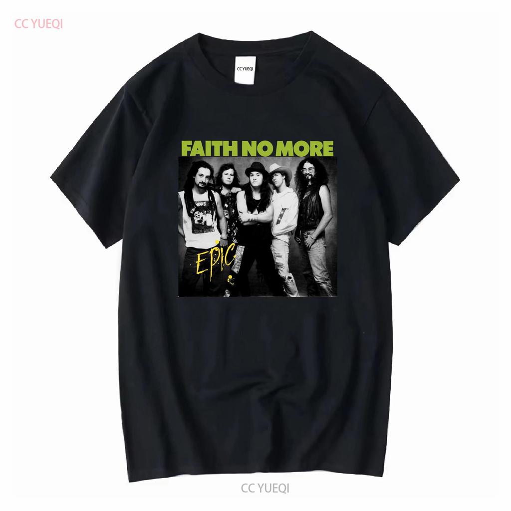 Vintage Faith No More band Poster Unisex T shirt vintage Washed Casual Top For Everyday Wear streetwear Stretched Breathable