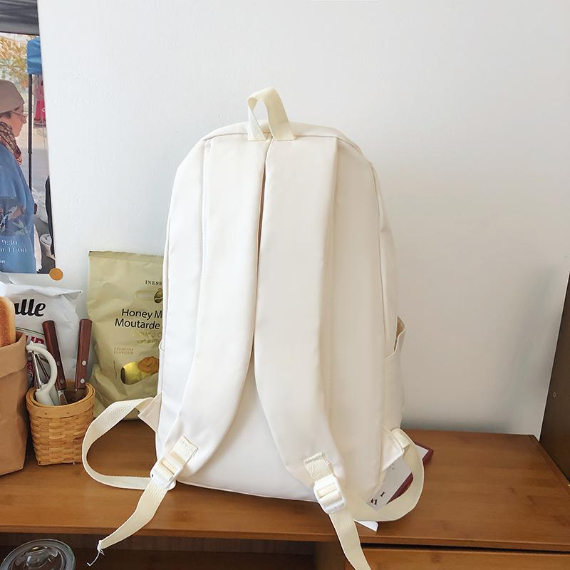 Middle School Student Bag Large Capacity Dame Ryggsekk Junior High School Student Ryggsekk Dame