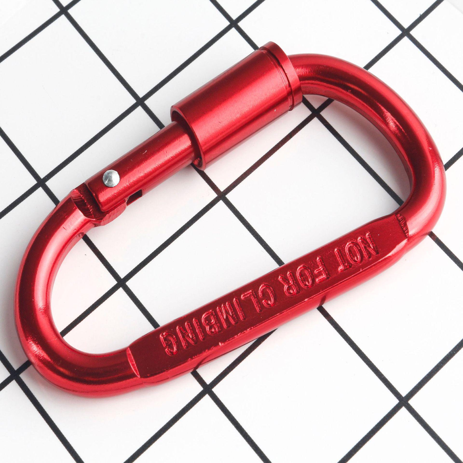 

Премиальный алюминиевый D-образный карабин для альпинизма и быстрого подвешивания