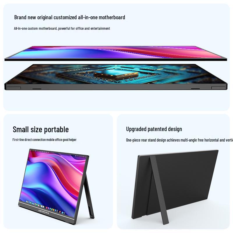 ARZOPA 15,6" Przenośny Monitor do Laptopa, Telefonu Komórkowego, Switcha i PS4/5