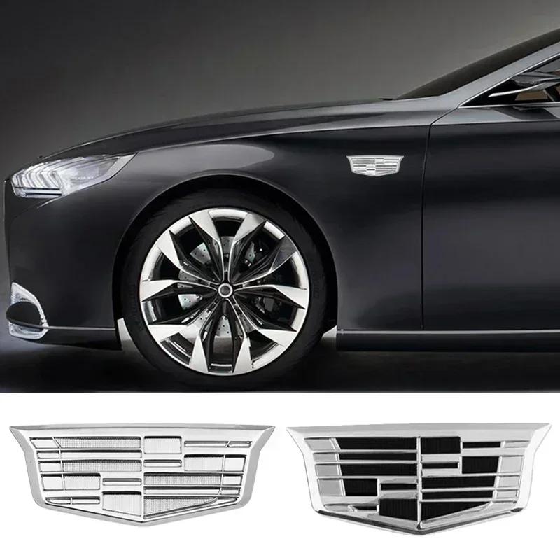 9.3x3.2CM Metalowy Boczny Emblemat Nadwozia Samochodowego Naklejka z Odznaką na Tylną Klapę dla Cadillac ATS BLS CT4 CT5 CTS ESCALADE SRX STS XT4 XT5 XT6 XTS