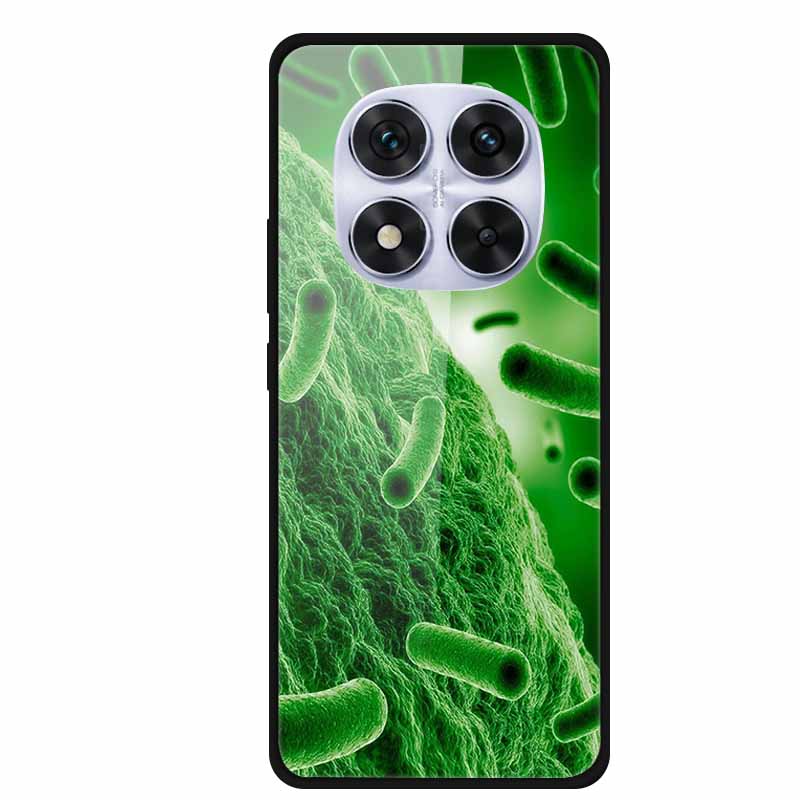 Tempered Glass Case For Redmi Note 14 Pro Coque 14Pro Flowers Phone Cases For Xiaomi Redmi Note14 Pro Hard Back Cover Case Funda