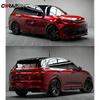 Car Stickers Auroral Red Vinyl Wrap Film Waterproof Glossy Film Scratch Resistant Auto Body Decoration Tunning Car Accessories