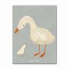 Boho Cartoon Rabbit Mouse Goose Nursery Wall Art Canvas Painting Nordic Retro Poster Prints Wall Picture Baby Kids Room Decor
