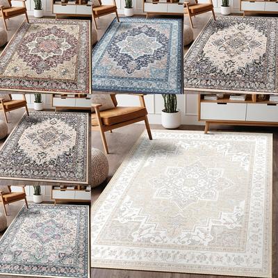 Bohemian Tapijt Ultra Eenvoudige Stijl Antislip Tapijt Retro Deurmat Restaurant Slaapkamer Binnen Beschikbaar Modieus en Mooi
