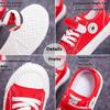 Spring New Boys and Girls Canvas Shoes Korean Version Baby Biscuit Bottom School Performance Breathable Casual Shoes