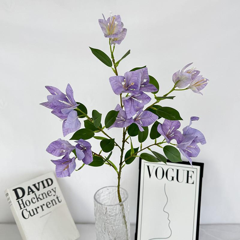Spp Artificial Bougainvillea Flower Arrangement With Soft Plastic For Decor Home