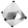 Marine Octahedral Type Radar Reflector Aluminum 340x340x470mm Large Handware Water Security for Boats Ships