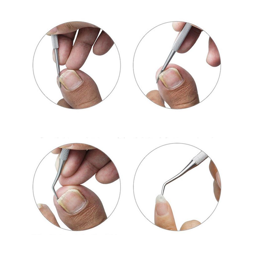 Stainless Steel Pedicure Nail Tool Set Long Handle Toenail Scissors Nails File