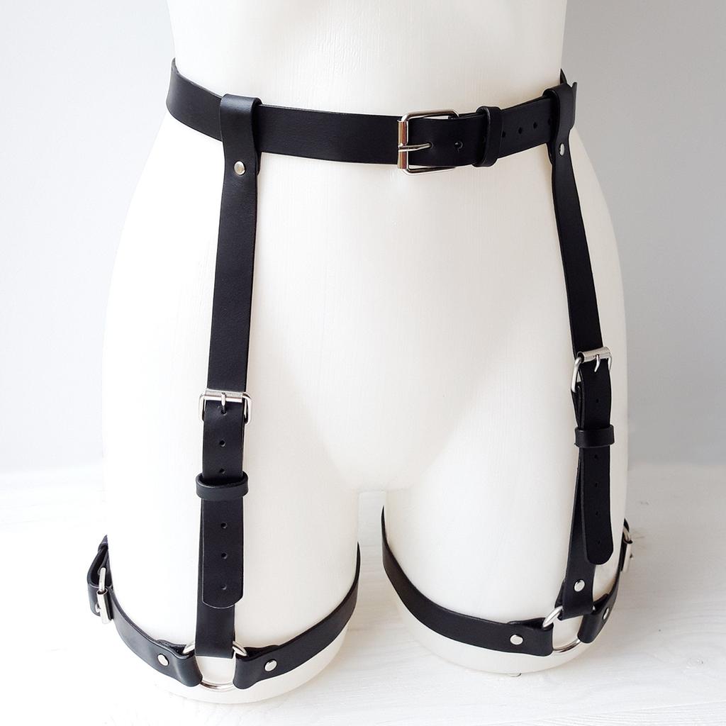 Regolabile Pelle Coscia Giarrettiera Gamba Imbracatura Accessorio Moda Per Donne Costume Halloween Imbracatura Gamba