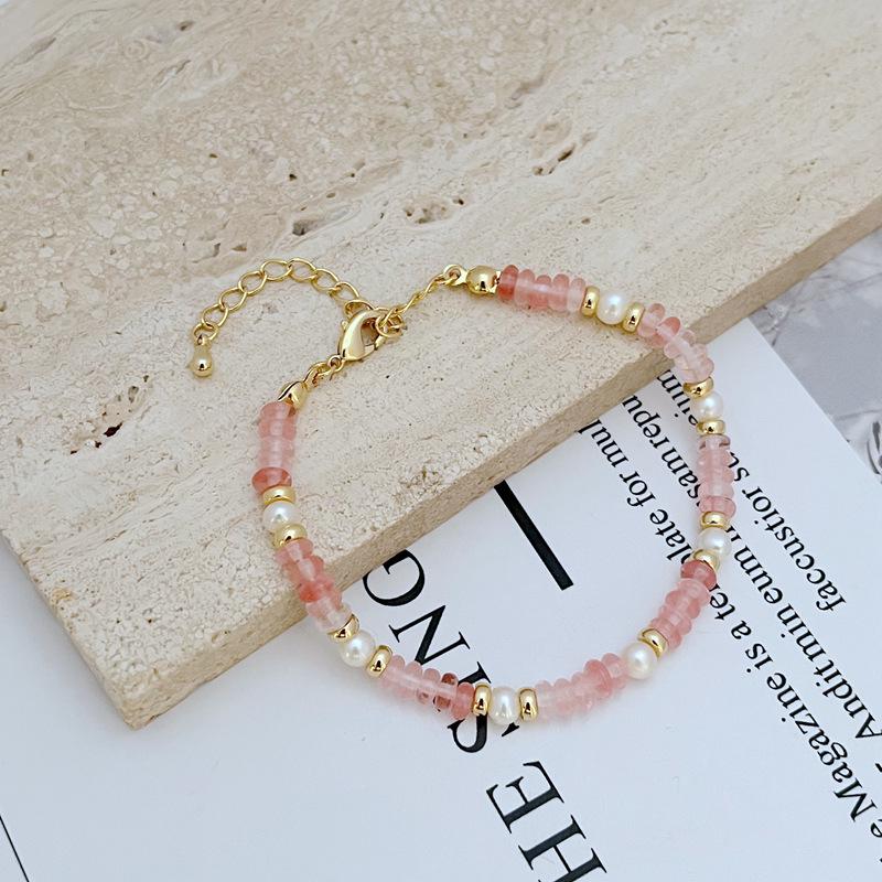 

Элегантное ожерелье/браслет из китайского пресноводного жемчуга и разноцветных бусин для женщин