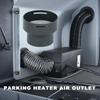 Parking Heater Air Outlet Die-sel Heater Exhaust Pipe Connector 75mm To 60mm Parking Heater Exhaust Pipe Ducting Bellows Joints