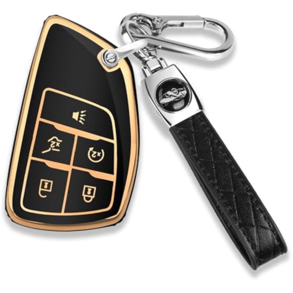 Soft TPU protection case for Chevrolet Keychain compatible with compatible 2021-2025 Chevrolet