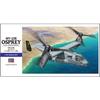 Hasegawa 1/72 US Marine Corps Tiltrotor Transport MV-22B Osprey Plastic Model E41, 245.5mm Length