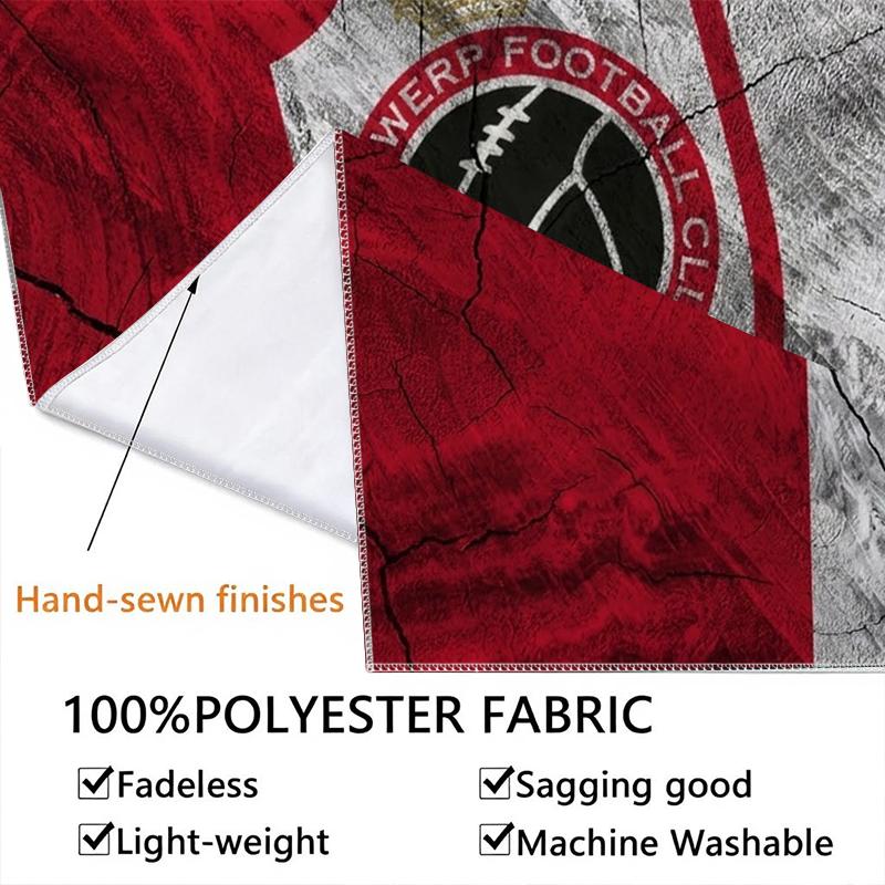 Royal Antwerp Fc Wall Tapestry Aesthetic Wall Hanging Printed Fabric Blanket Decorative Tapestries For Bedroom Living Room Home Decor