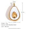 MamacitaSlay diy Vintage Lady's Portrait Crocodile Pear Heart Natural Shell Whale Tail Waterproof charms for jewelry making