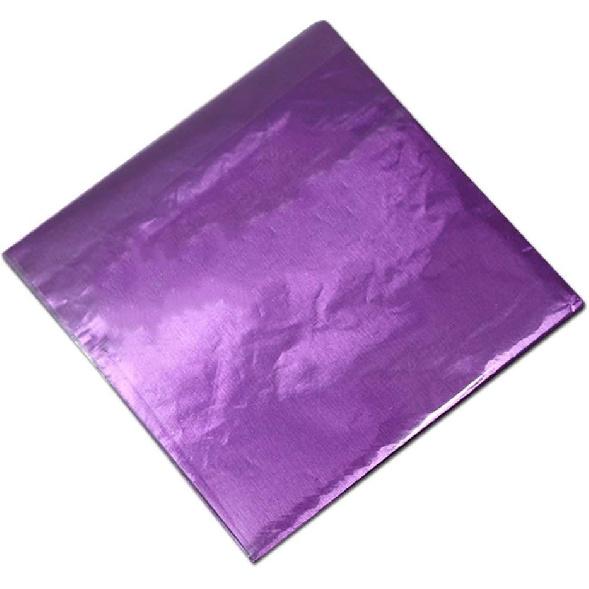 600 Pcs 6 Colors Chocolate Candy Wrappers Aluminium Foil Paper Wrapping Papers Square Sweets Lolly Paper Food Safety Candy Tin Foil Wrappers for