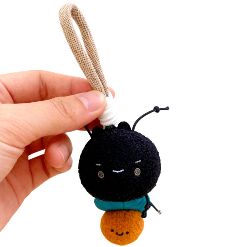 Insect Ugly-Cute Plush Keychain Cute Kawaii Mosquito Firefly Beetle Plushies Soft Stuffed Doll Bag Pendant Funny Birthday Gift