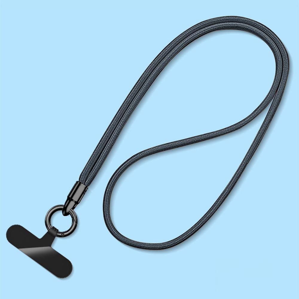 6mm Bullet-Shaped Phone Lanyard with Tether Tab,Detachable Ring Neck Straps for Phone Case B