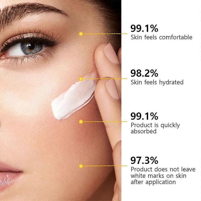 Sunscreen With Snail Essence-Sun Cream SPF 50 Face-Suncream Factor 50-Water, Sweat and Sand Resistant- Ski Sun Screen For Travel-Sun Cream For Woman M