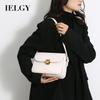 IELGY Fashion Simple Messenger Bag Retro All-Match One-Shoulder Small Square Bag